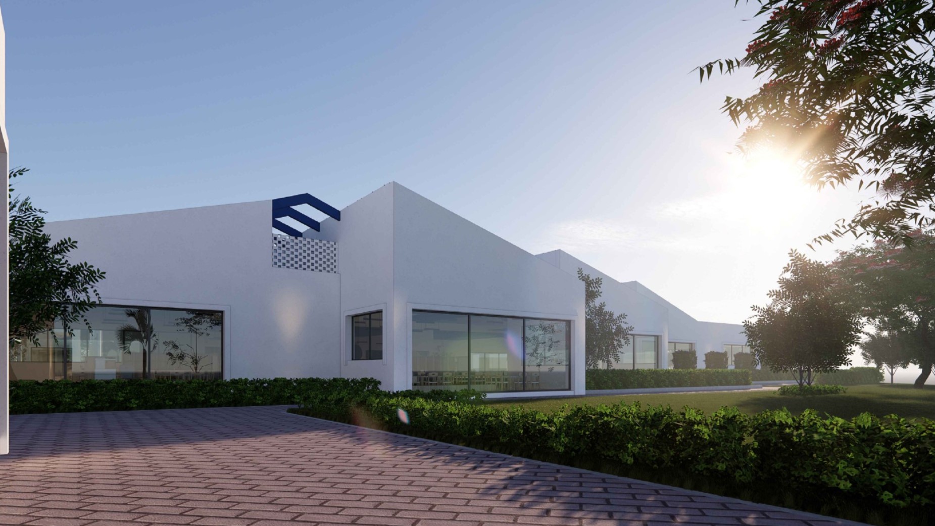 Side elevation render